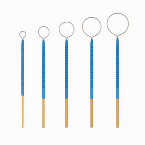 Round Loop Electrode (5 Pcs) - Compatible with Ellman Surgitron - Tungsten Wire